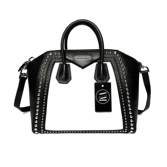 GIVENCHY STUDDED ANTIGONA BAG W/ STRAP - Picture 1 of 13